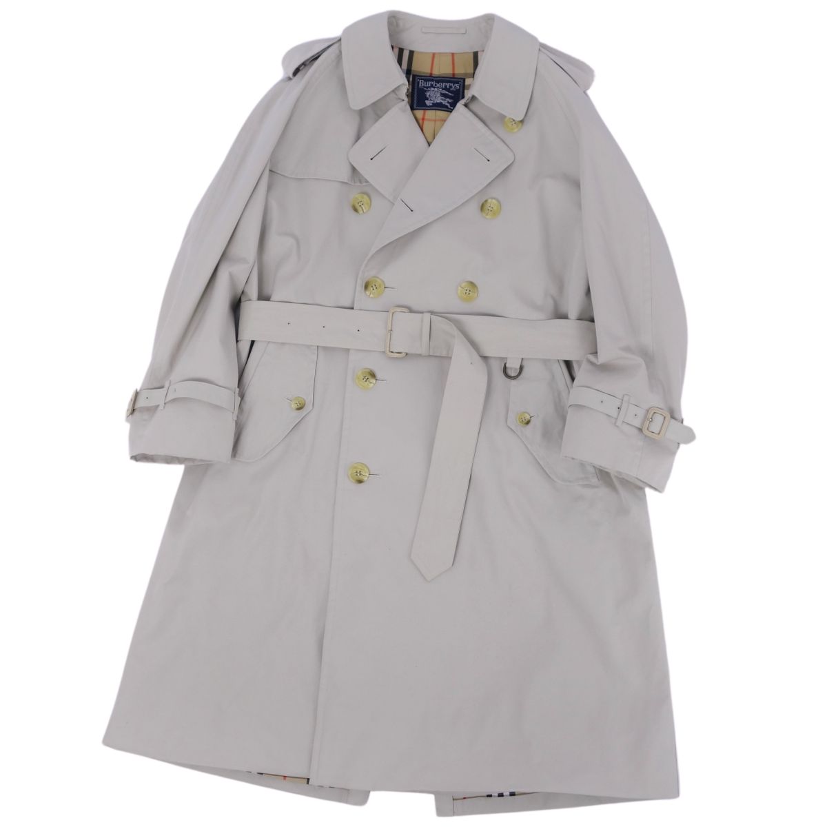 Burberry】メンズ トレンチコート（美品）ベージュ
