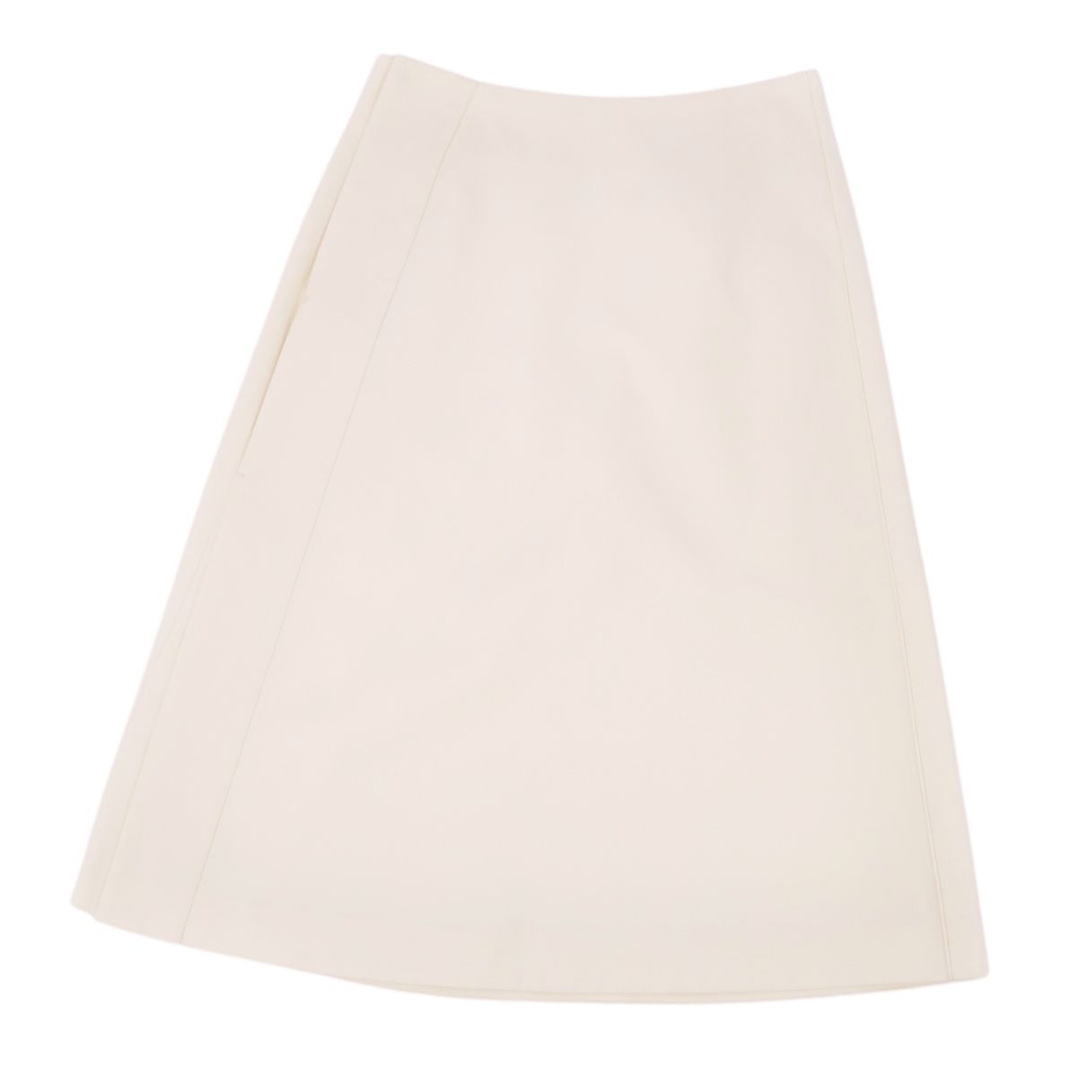 ジルサンダー JIL SANDER スカート フレアスカート 無地 コットン ボトムス レディース 34(S相当) ベージュ【中古】｜MODEST LORD 仙台 店