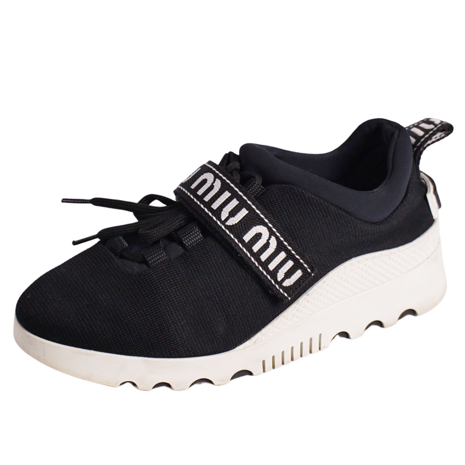 楽天市場】miumiu ミュウミュウ 5E089D スニーカー 38 25cm相当