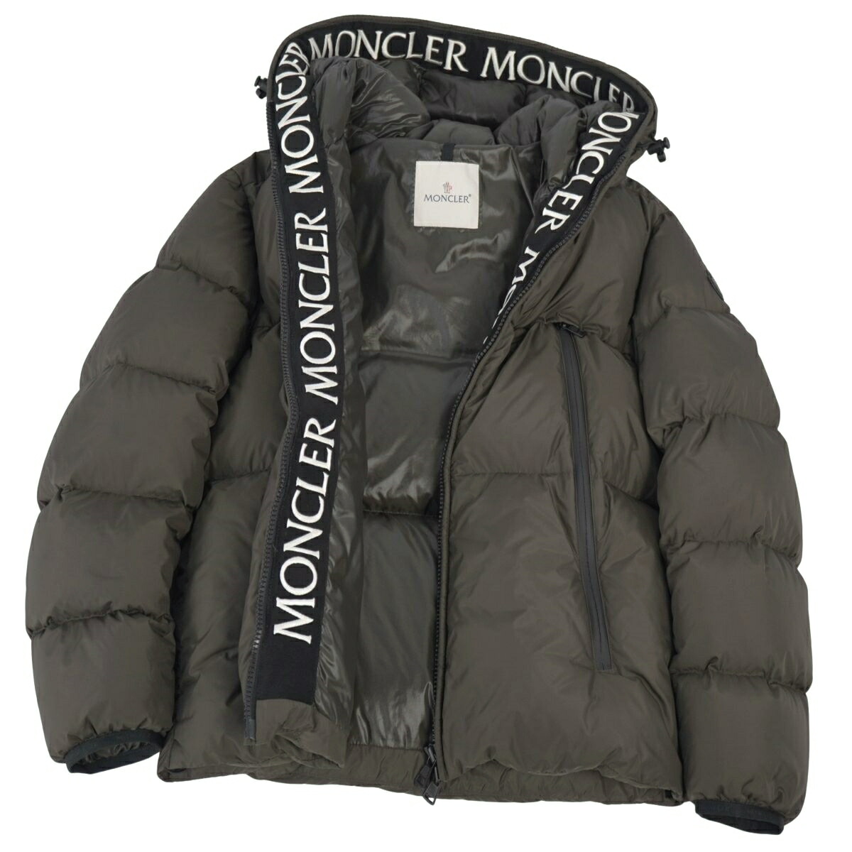 【美品】モンクレール MONCLER ジャケット 2020 MONTCLA ダウンジャケット モンクラ ロゴ アウター メンズ 1(M相当) カーキ【中古】｜MODEST LORD 仙台 店