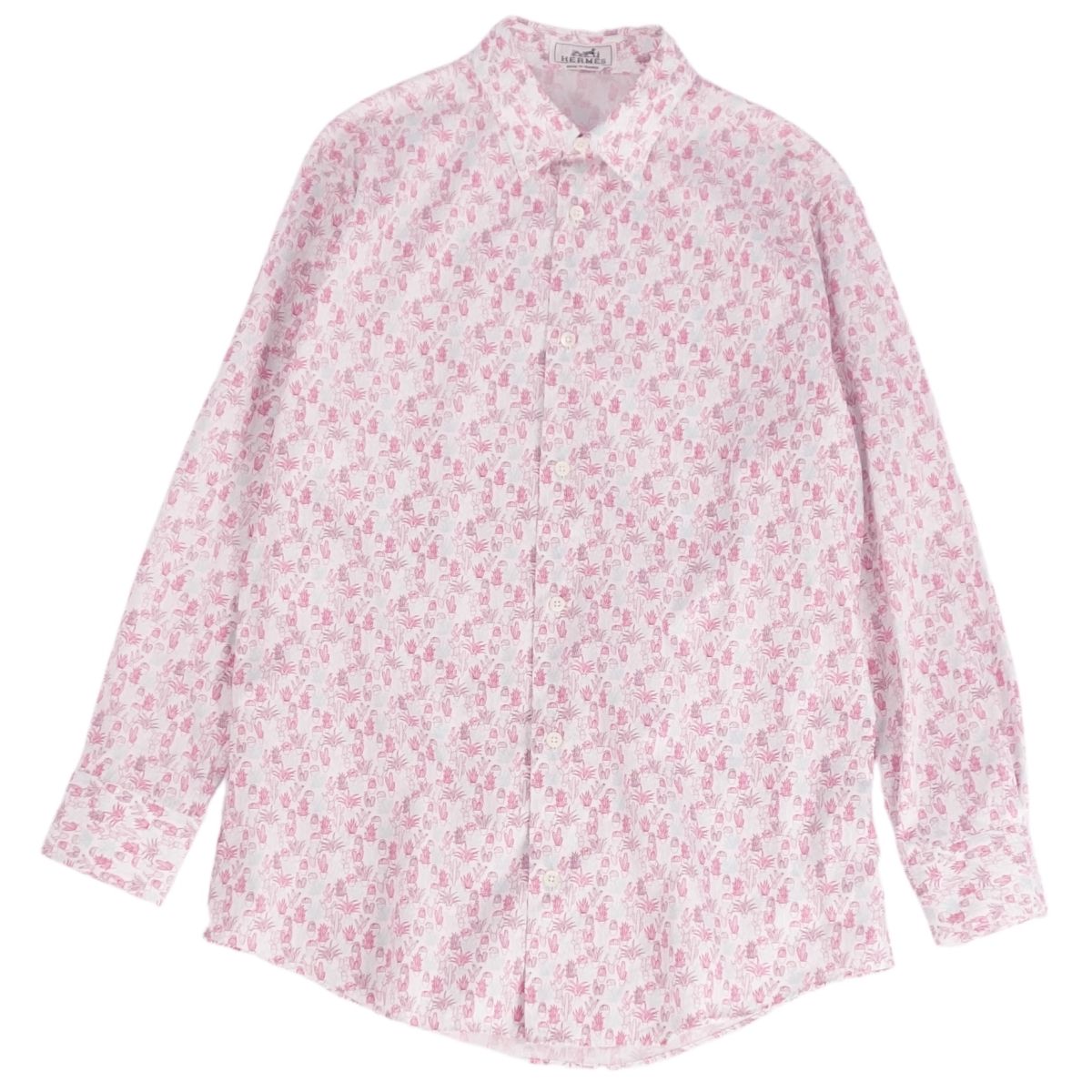 楽天市場】HERMES エルメス シャツ サイズ:16(41) セリエボタン ジオ