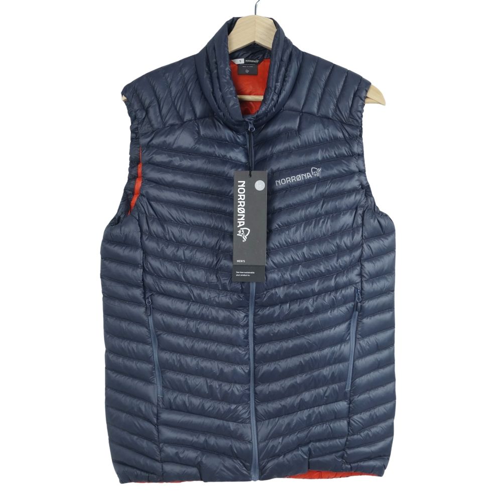 【新古品】ノローナ NORRONA trollveggen superlightl down850 Vest メンズ S トロールヴェゲン スーパーライト ダウン ベスト アウトドア【中古】