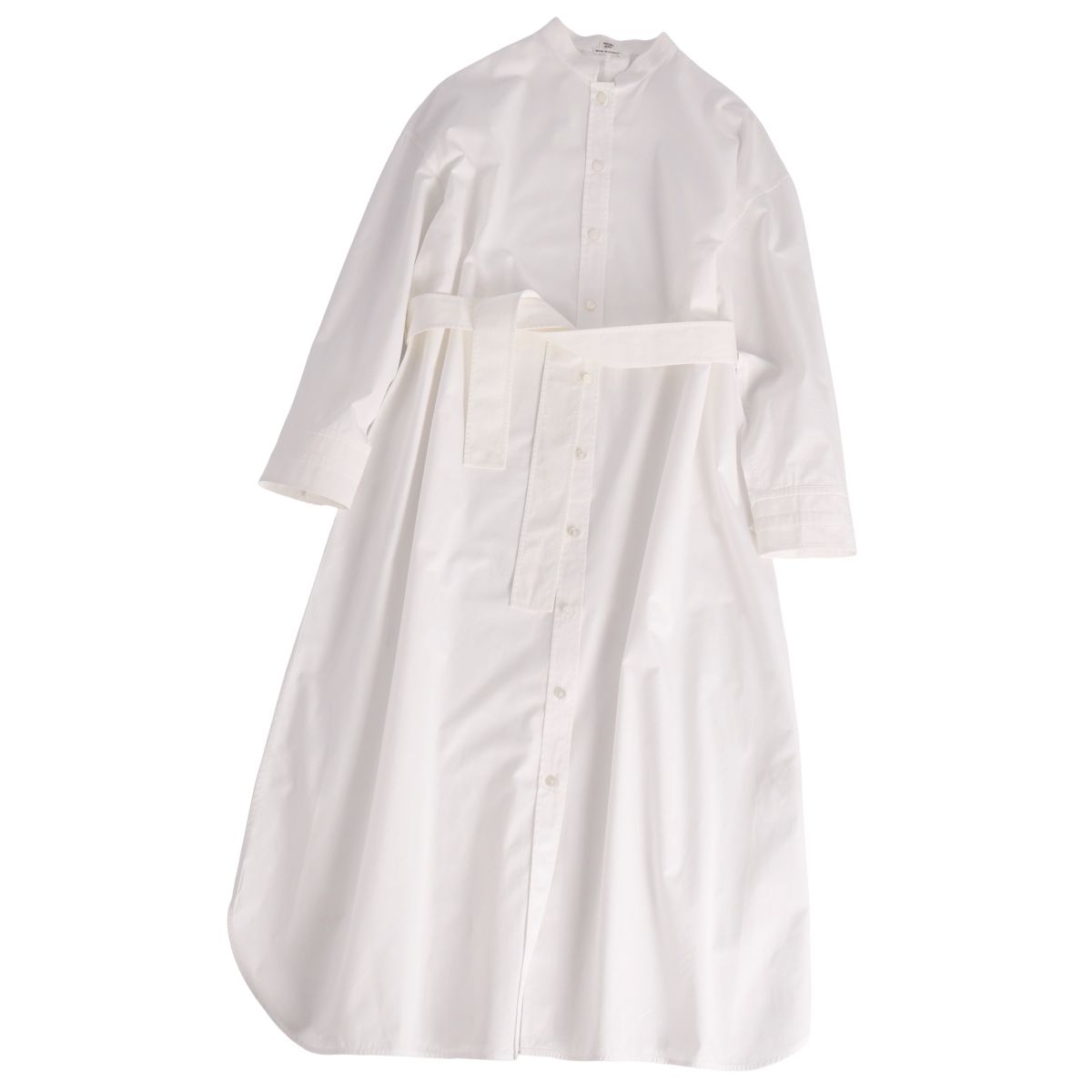 【美品】エルメス HERMES ワンピース ベルト付き 20SS シャツワンピース コットン トップス レディース フランス製 34(S相当) ホワイト【中古】