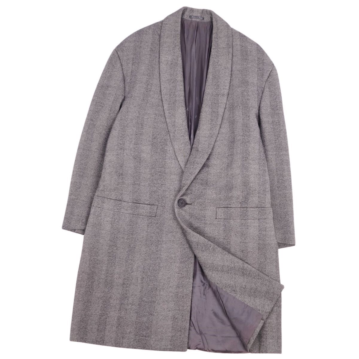 GIANNI VERSACE ジャンニヴェルサーチ　銀ボタン　コート　カシミヤ GIANNI VERSACE ジャンニヴェルサーチ 銀ボタン コート カシミヤ