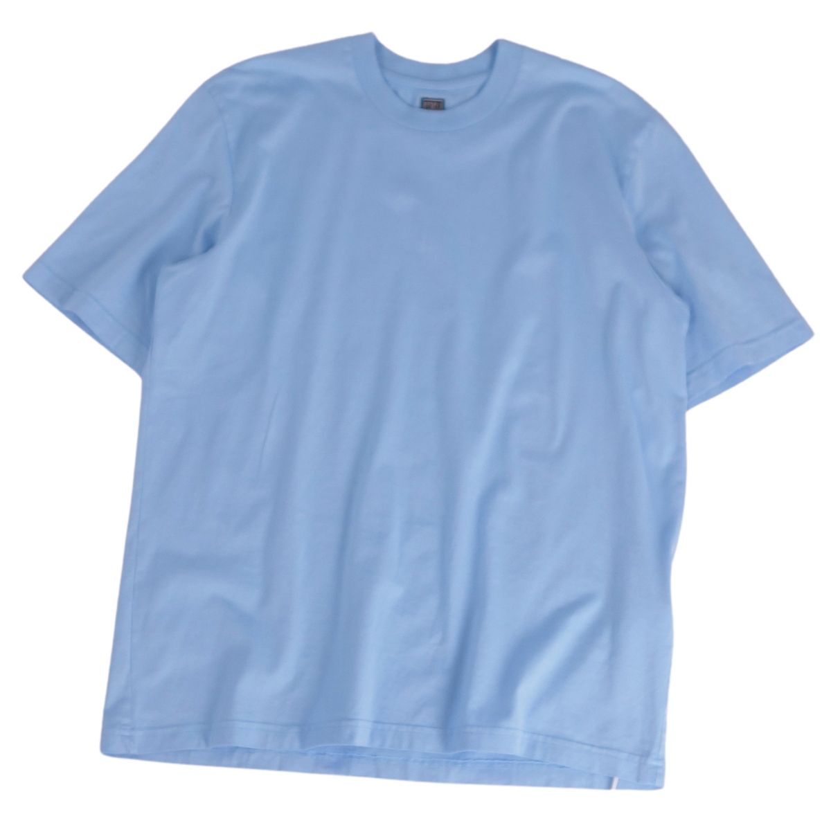 【新古品】フェデリ FEDELI Tシャツ カットソー ショートスリーブ 半袖 無地 イタリア製 コットン トップス メンズ M スカイブルー【中古】｜MODEST LORD 仙台 店