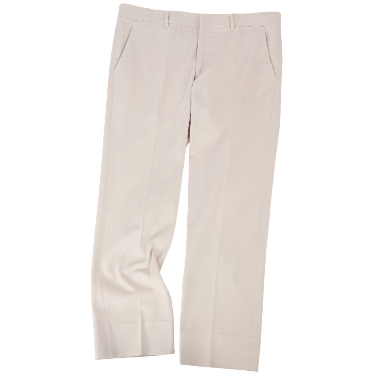 HERMES エルメス　スラックスパンツ　ホワイト イタリア製　 R HERMES エルメス スラックスパンツ ホワイト イタリア製 R HERMES