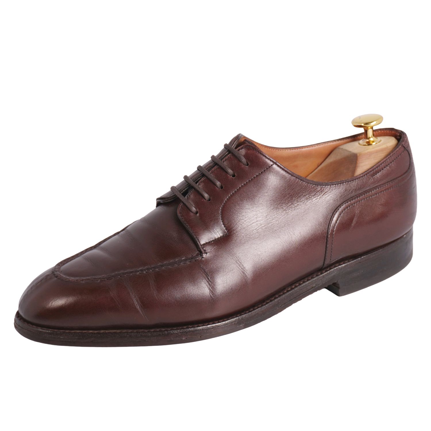 ジョンロブ JOHN LOBB CHAMBORD シャンボード レザーシューズ ダービーシューズ ビジネスシューズ カーフレザー シューズ 革靴 メンズ 7.5(26cm相当) ブラウン【中古】
