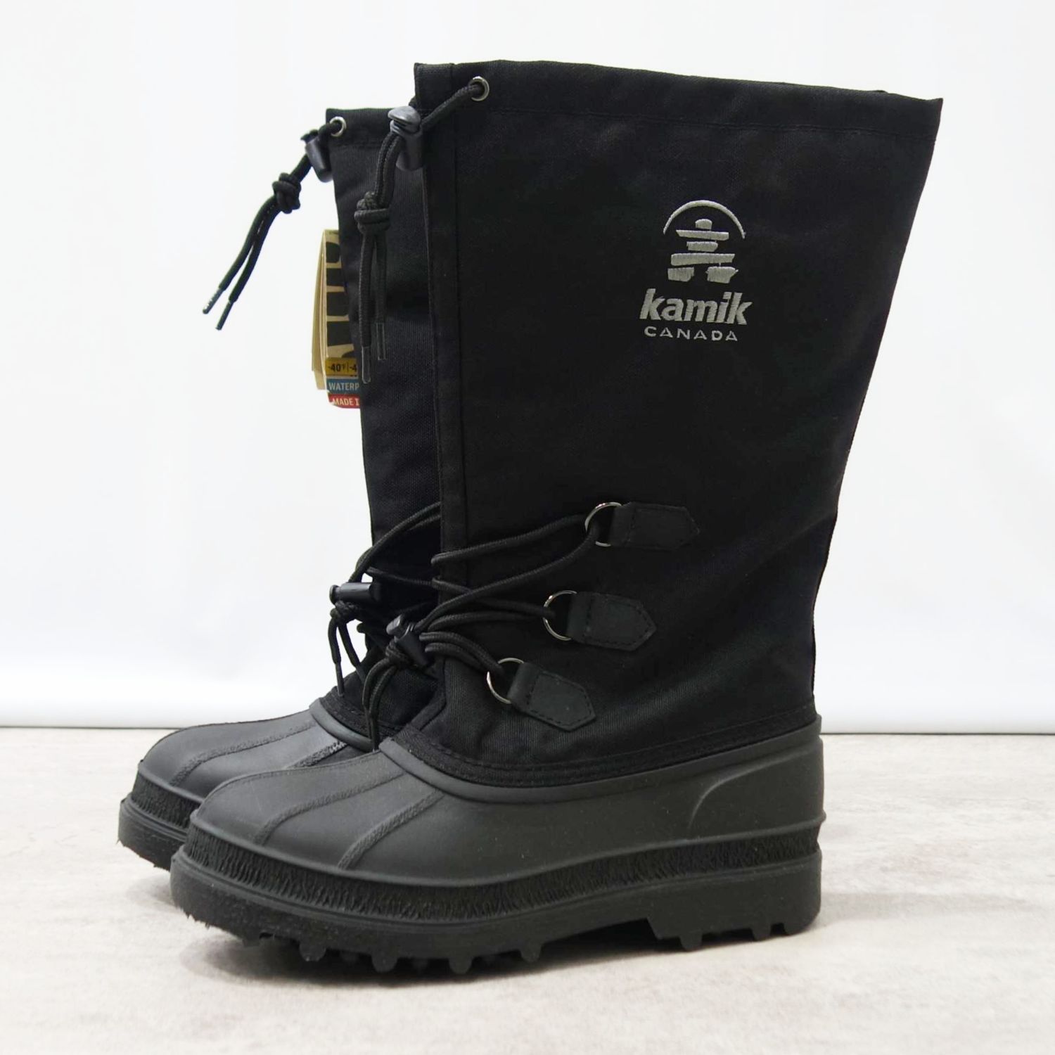 【新古品】カミック kamik カヌック 防寒 ブーツ スノーブーツ US7 25糎 難民キャンプ アウトドア【中古】