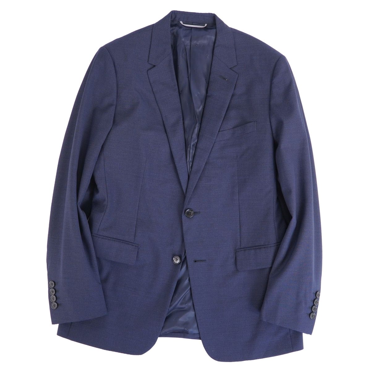 【極美品】ディオールオム DIOR HOMME 上衣 テーラードジャケット 羊毛 イタリア製 アウター メンズ 48C(M好いかげんに) 米国海軍【中古】