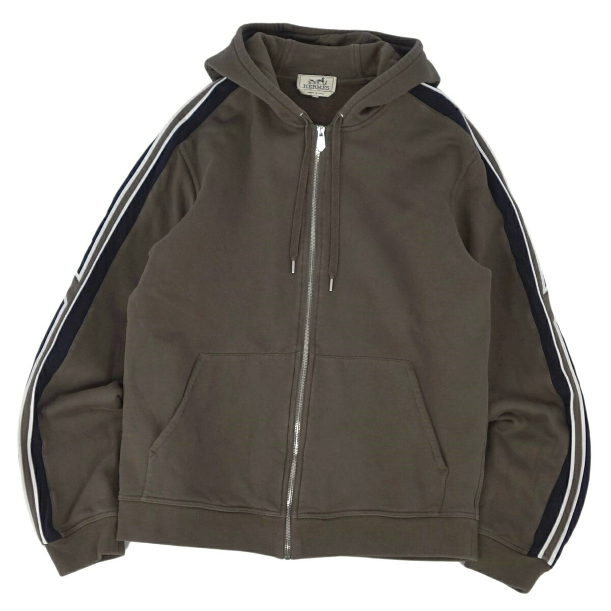 楽天市場】HERMES Run H Zipped Hooded Sweater エルメス ランH