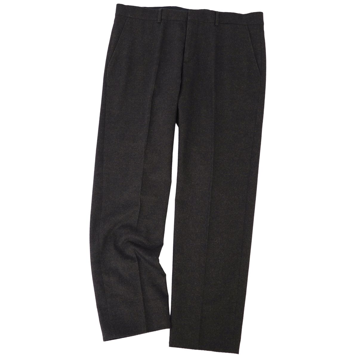 HERMES ブラック ワイドパンツ 34 HERMES ブラック ワイドパンツ 34
