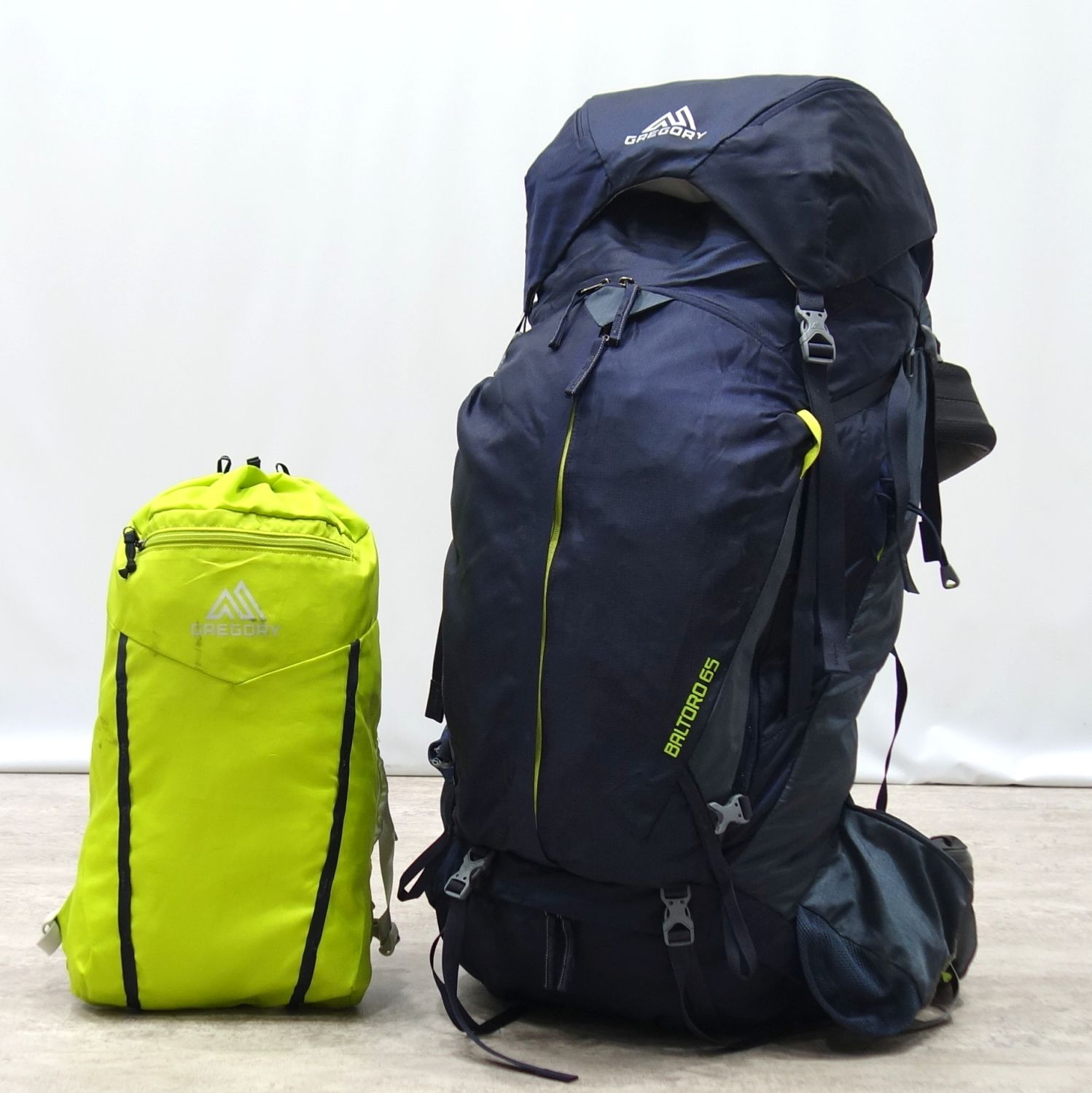 グレゴリー GREGORY BALTORO 65 バルトロ 65L 背嚢 背嚢 うしろ側容器に並べる 山登り 拾泊 掘っ立て小屋泊 縦走 アウトドア 米国海軍【中古】