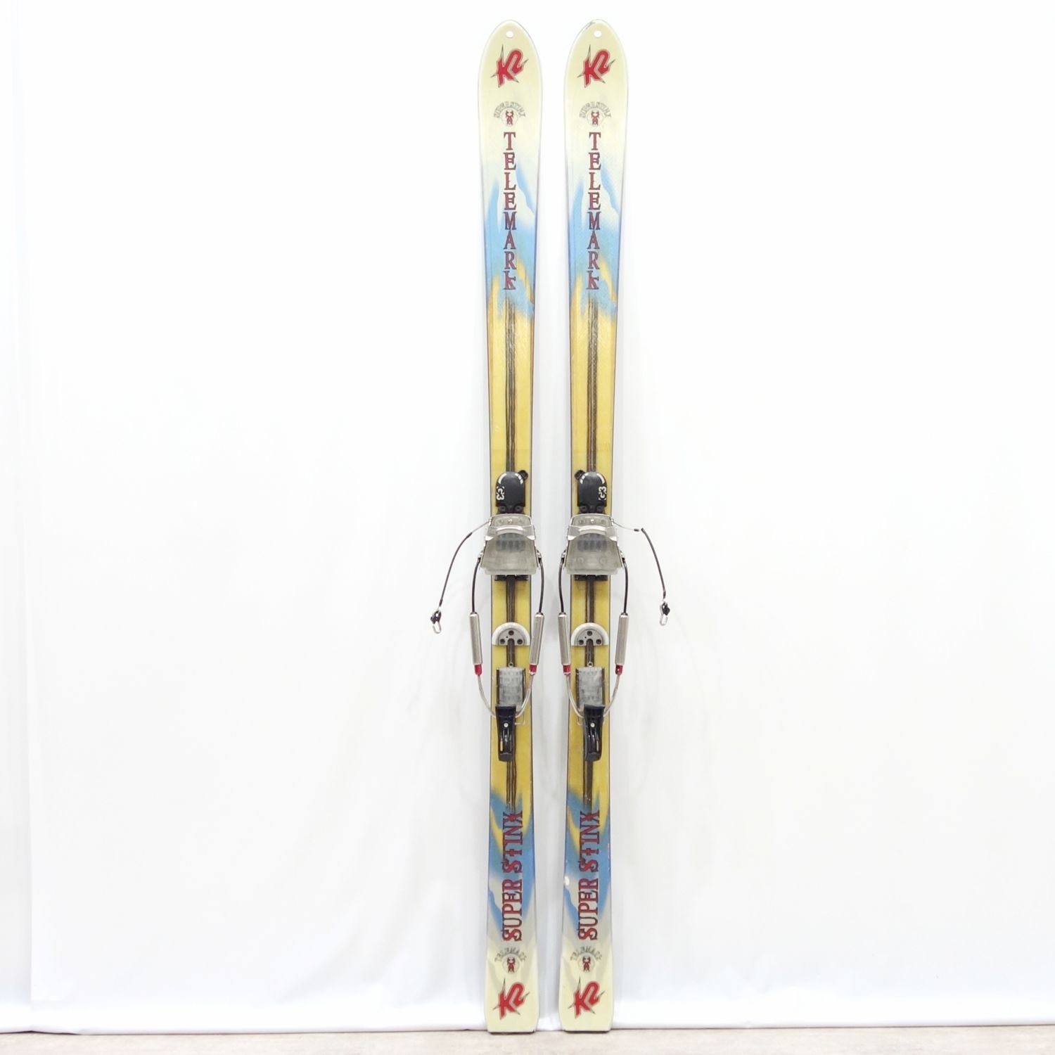 訳あり ケーツー K2 Super Stinx 174珊 ビンディング G3 TARGA Ascent 75粍 テレマーク スキーの板 アウトドア【中古】