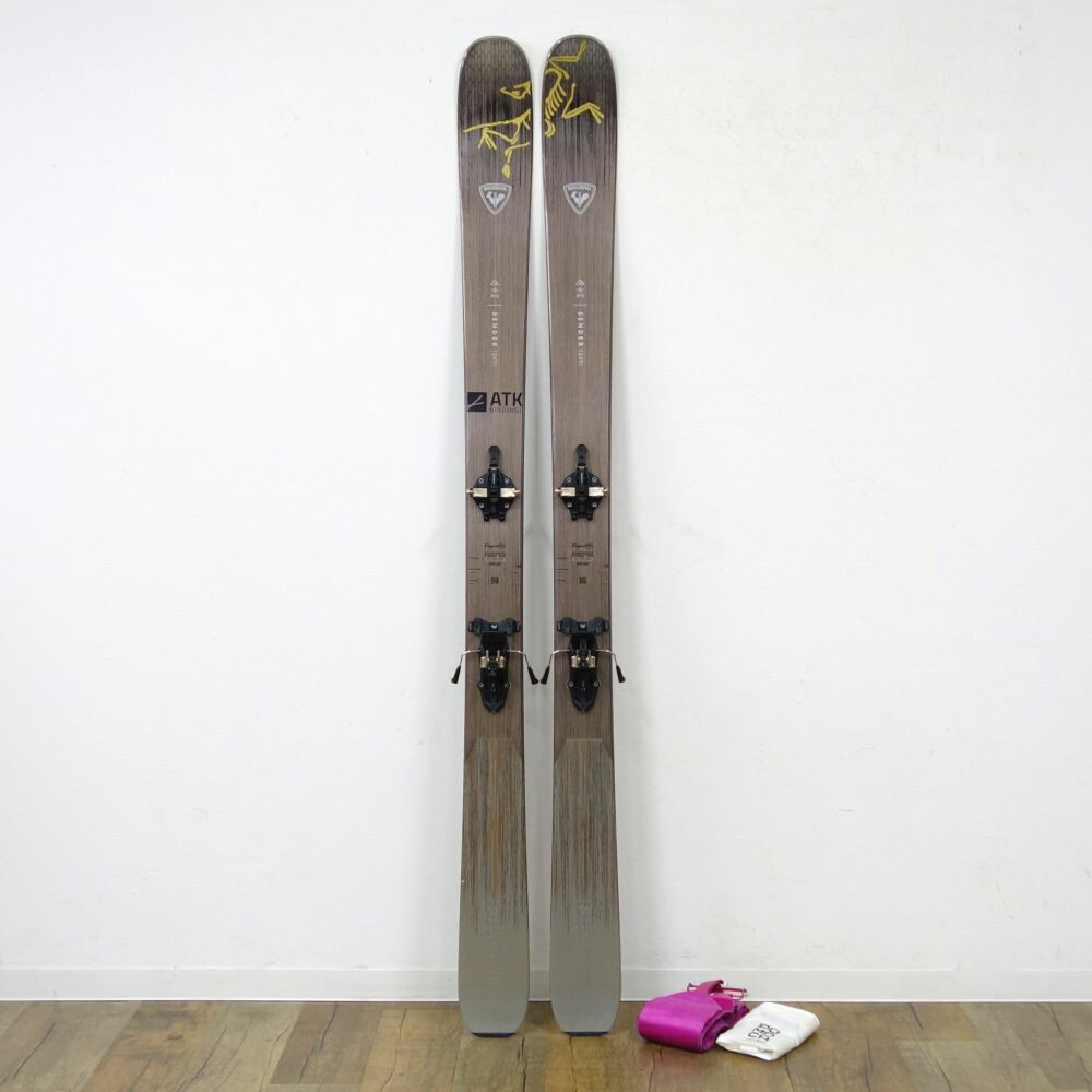 【美品】ロシニョール ROSSIGNOL SENDER 104 TI 178珊 ビンディング ATK FR15 EVO 消印書き割り 山スキーの板 うしろ側カントリー BC スキーの板 ▼【中古】