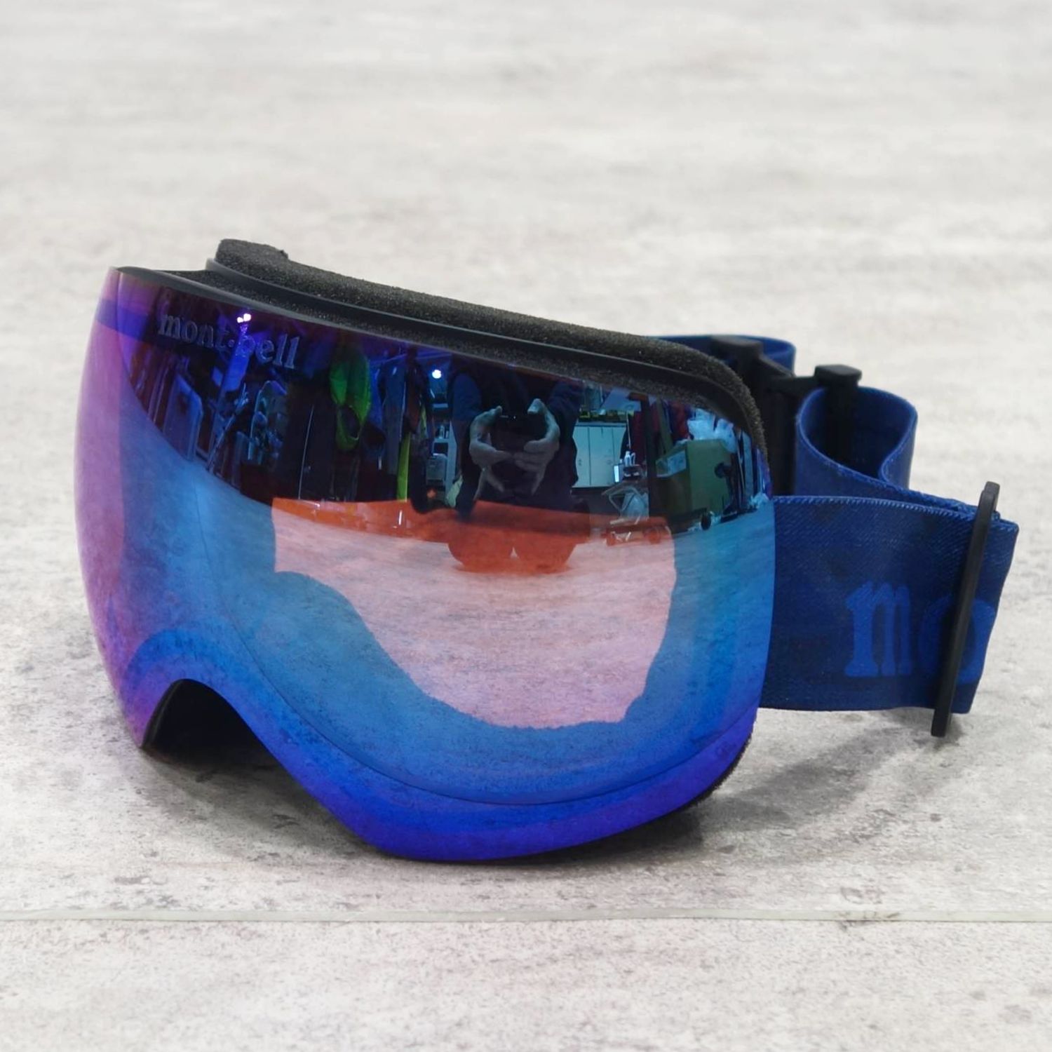 【美品】モンベル mont bell アルパインゴーグル HDヴィジョン HD VISION レンズ アルパイン クライミング 登山 ブルー【中古】｜MODEST LORD 仙台 店