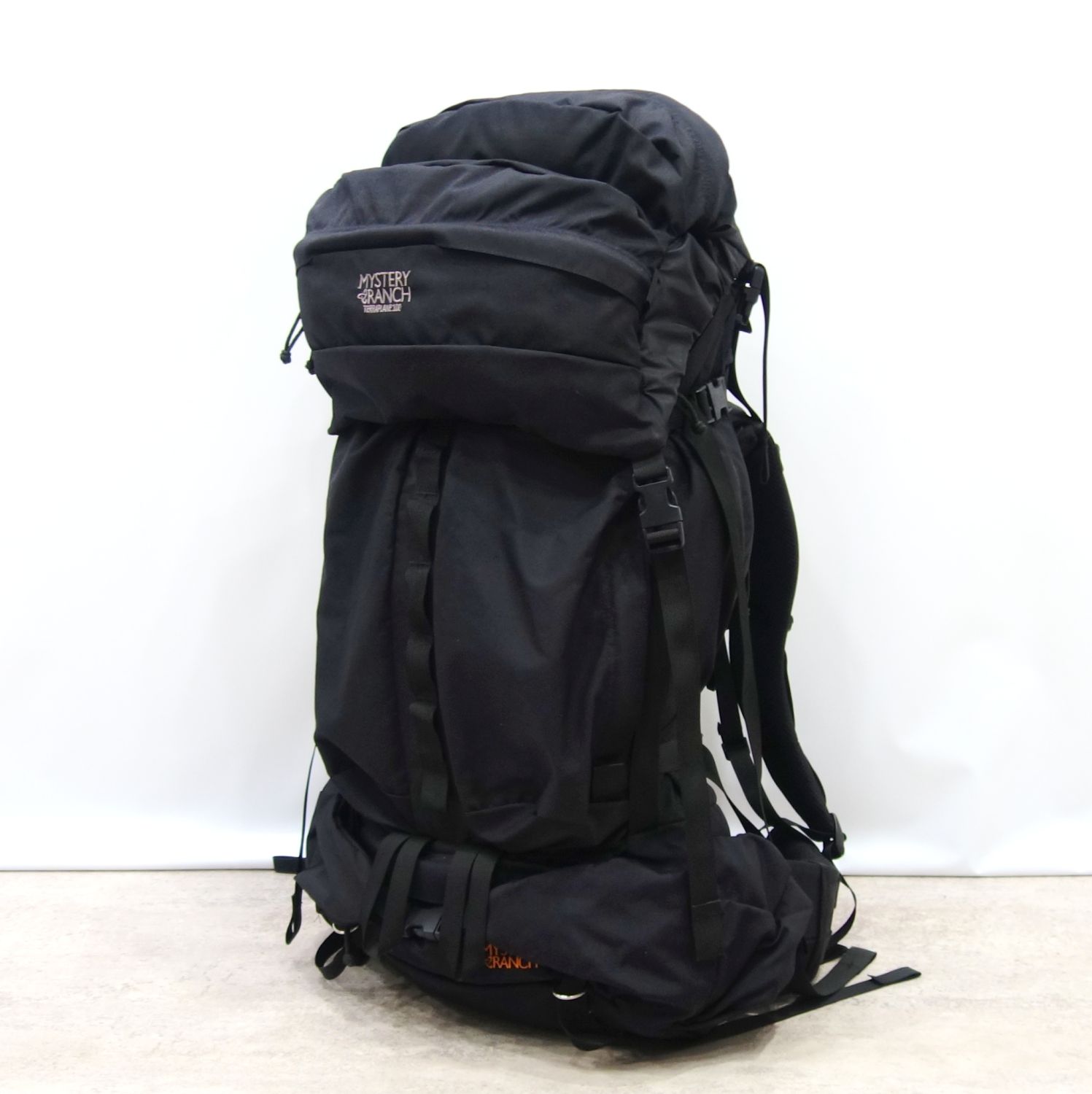 【美品】ミステリーランチ MYSTERY RANCH バックパック テラプレーン TERRAPLANE 100L 大型 アルパイン 登山 ブラック【中古】｜MODEST LORD 仙台 店