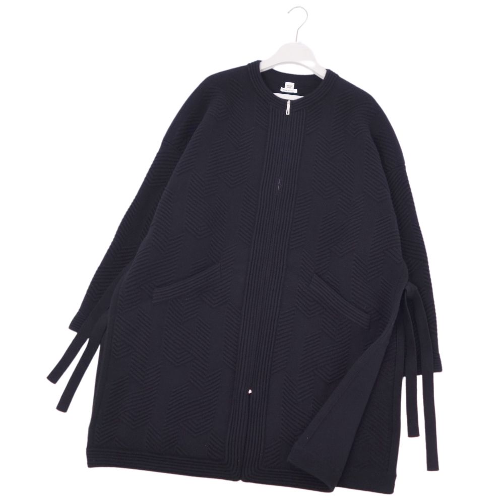 楽天市場】HERMES エルメス ショートコート ノーカラーコート