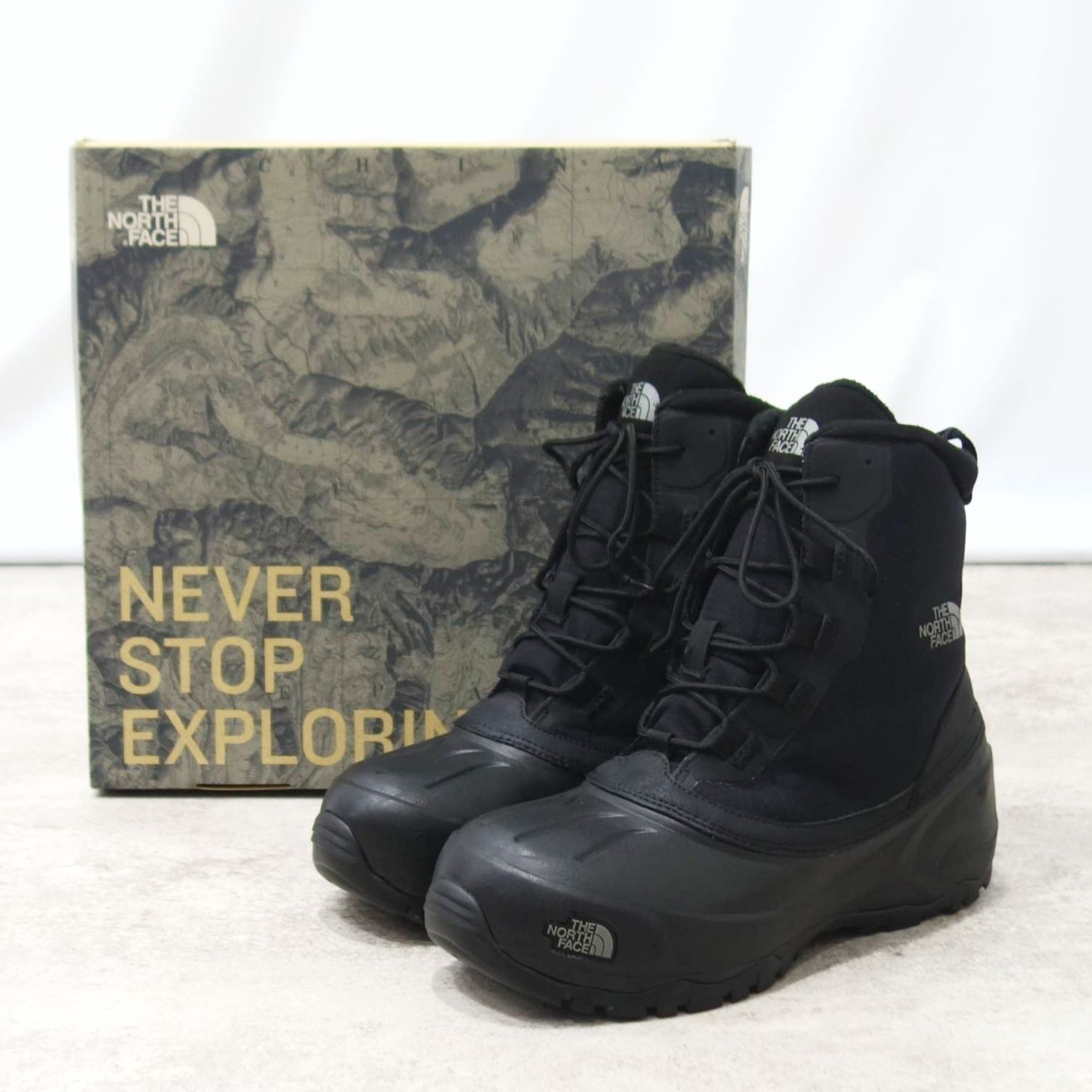【極美品】ザ 北の方人間の顔 THE NORTH FACE Snow Shot 6 Boots TX V 白いもの 打つこと 6 織り地 スノーブーツ 28糎 【中古】