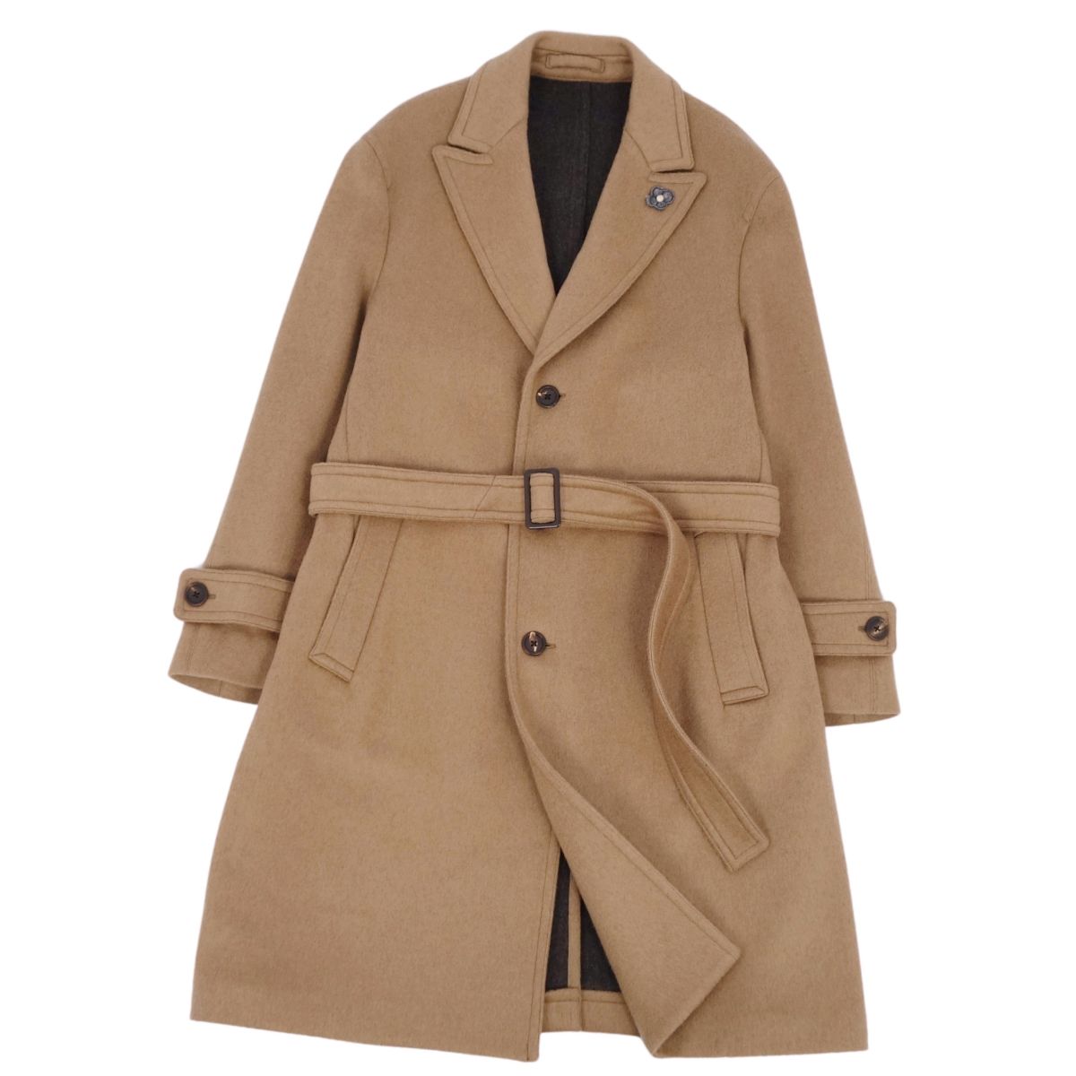 【美品】 ステンカラーコート LARDINI 44 LARDINI（ラルディーニ）の「LARDINI / ステンカラーコート（NEW MODEL