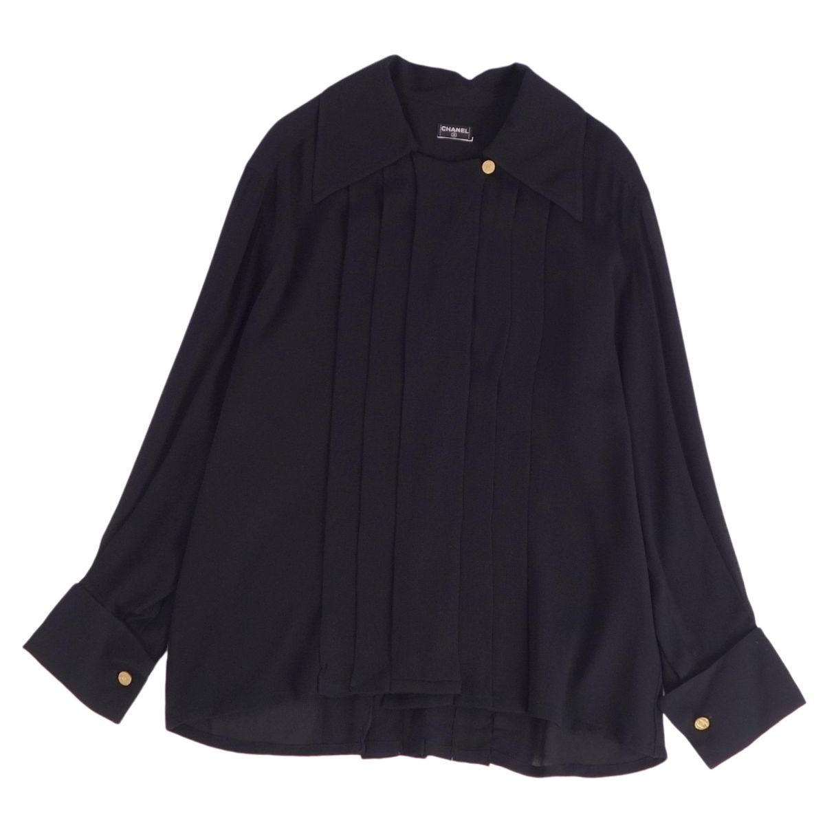 楽天市場】美品 CHANEL シャネル フェイクパール サイズ36 ブラック