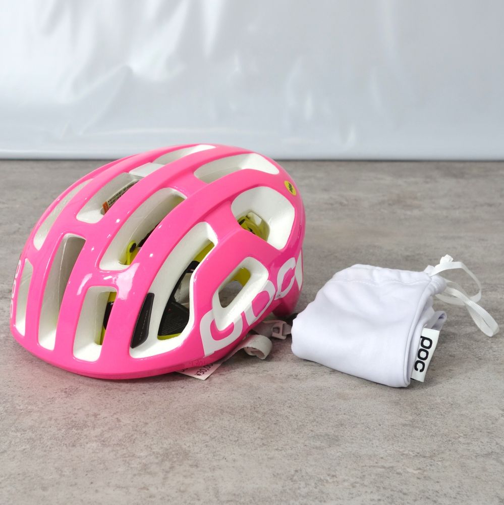 【新古品】ポック POC Octal AVIP MIPS オクタル ミップス サイクリング ヘルメット MEDIUM 54-60cm ピンク アウトドア【中古】