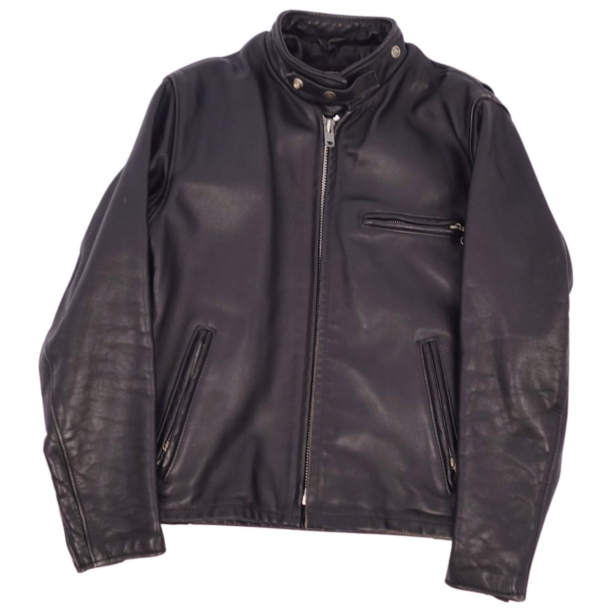 楽天市場】美品○Schott ショット 681 裏地チェック柄