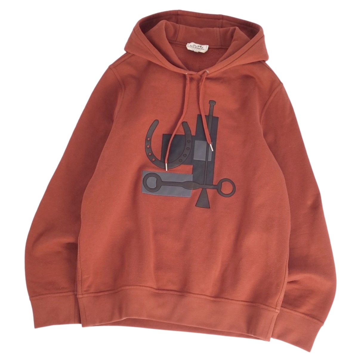 エルメス 半袖パーカー 美品 エルメス(HERMES)エルメス スーパーH フーディ パーカー 衣料品