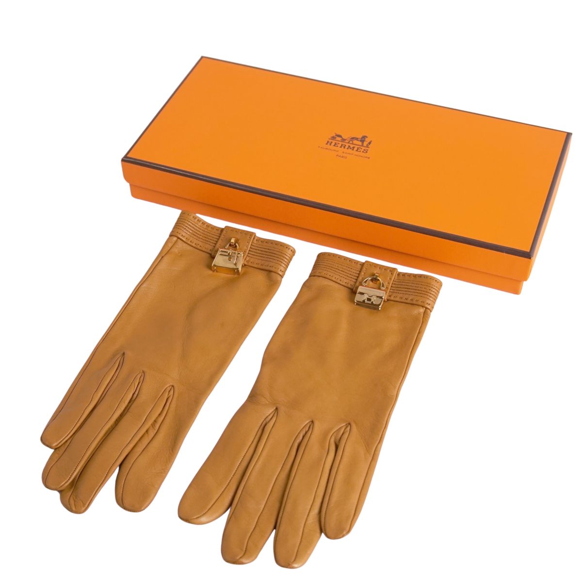 トモHERMÈS エルメス✜ソヤ soya 手袋✜ケリー カデナ サイズ8 トモHERMÈS エルメス✜ソヤ soya 手袋✜ケリー カデナ サイズ8 トモ