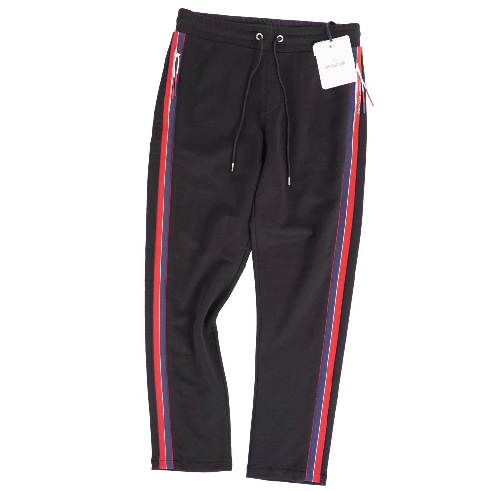 【新古品】モンクレール MONCLER パンツ 2021 ロングパンツ スウェット コットン ボトムス メンズ M ブラック【中古】|MODEST LORD 仙台 店