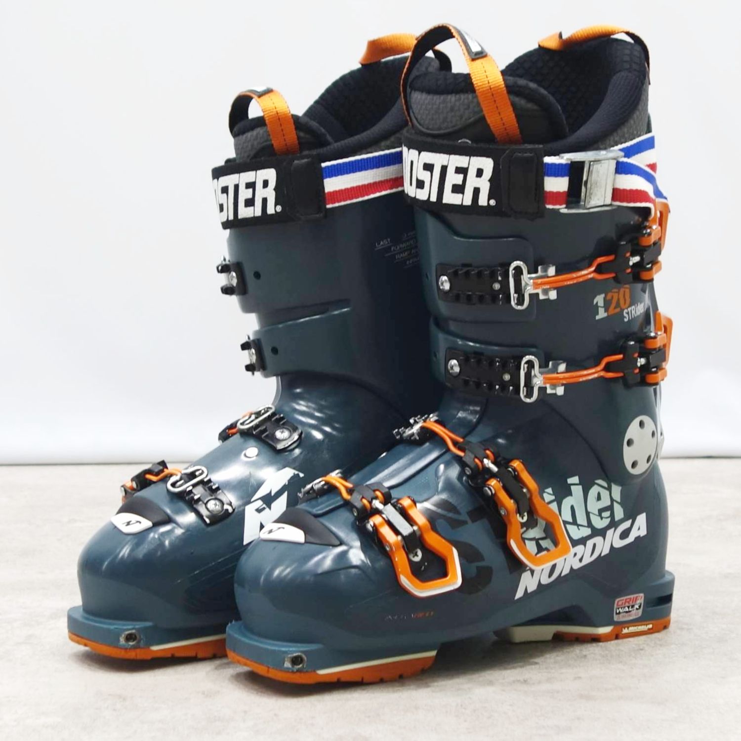 【美品】ノルディカ NORDICA スキーの板ブーツ STRider120 うしろ側カントリー 山スキーの板 TECH TLT テック 25.5糎 心魂長295粍 米国海軍【中古】