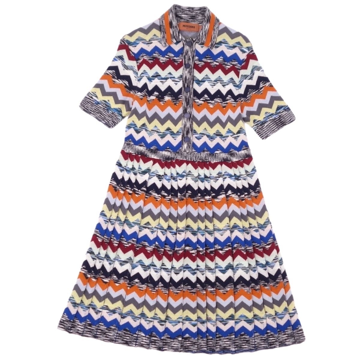 MISSONI ミッソーニ　ロングワンピース　ニットワンピース　総柄　S 1240001071835_2.jpg