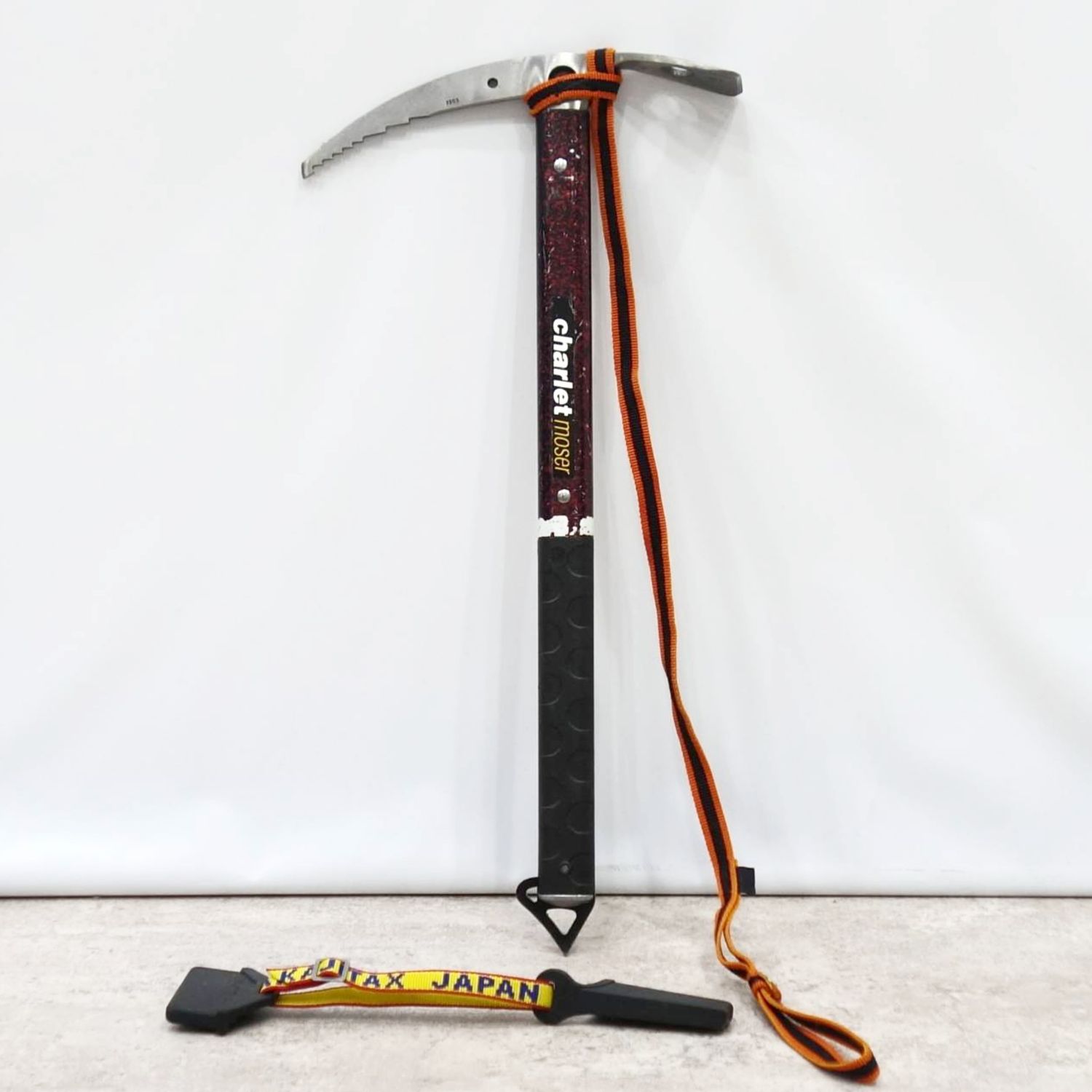 【美品】シャルレ モゼール charlet moser ピッケル Guide お引き回し 引っ切り無い 54糎 山登り アルパイン アウトドア 黒いこと【中古】