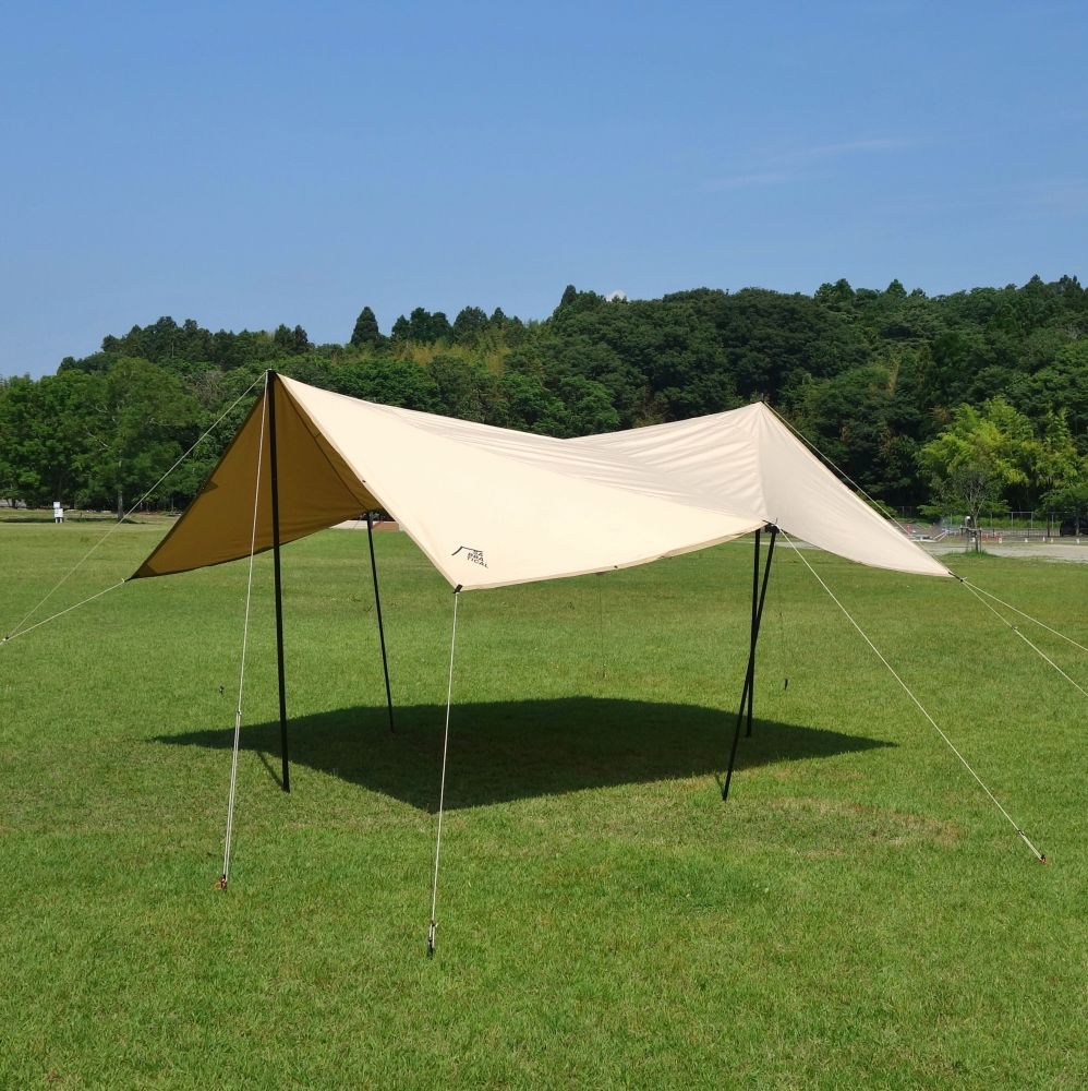 【極美品】サバティカル SABBATICAL タープ マリポサ エム MARIPOSA M TC コットン ポリエステル ライトベージュ キャンプ【中古】|MODEST LORD 仙台 店