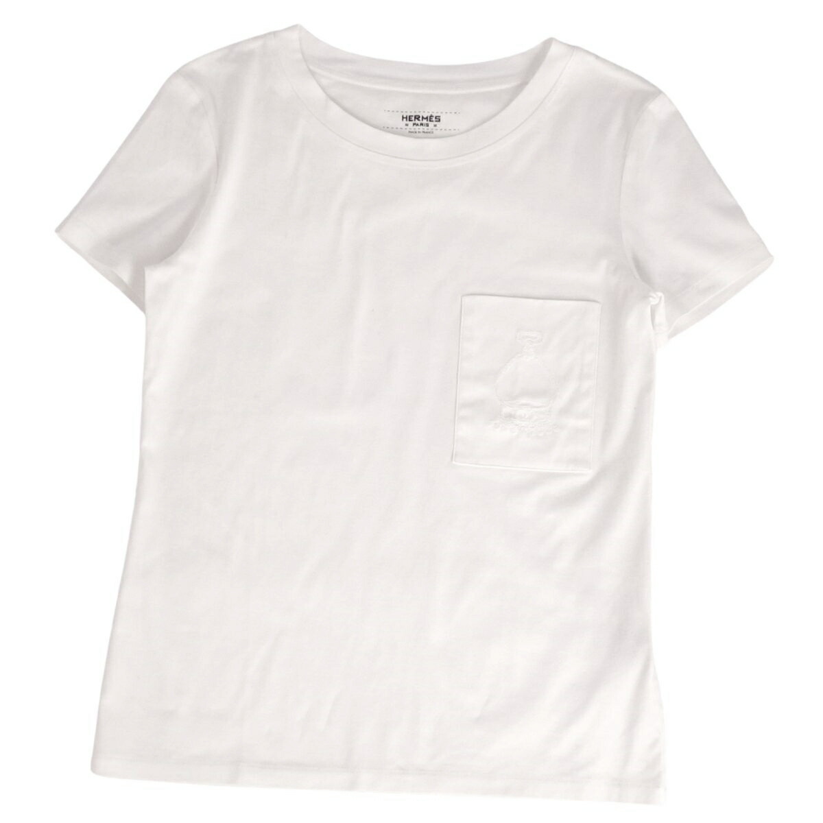 美品 エルメス HERMES カットソー Tシャツ 半袖 レディース トップス 楽天市場】エルメス Tシャツ レディース 34サイズ コットン