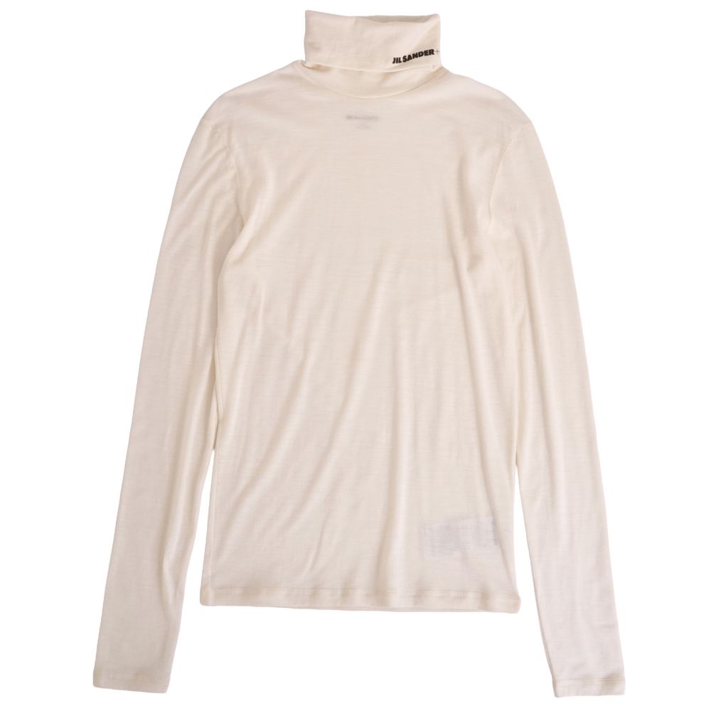 【美品】ジルサンダー JIL SANDER+ ニット 2022 セーター タートルネック ウール トップス メンズ イタリア製 M ライトベージュ【中古】｜MODEST LORD 仙台 店