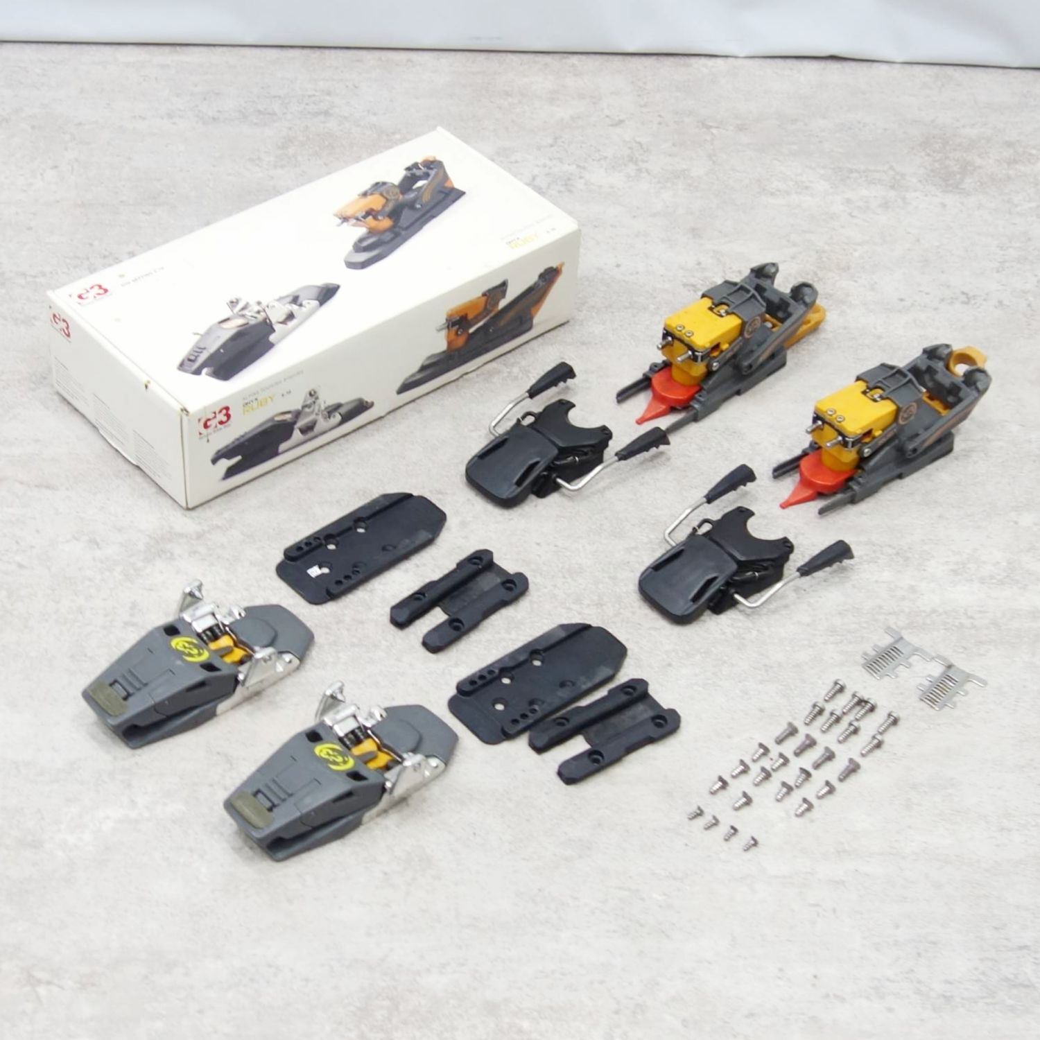 ジースリー G3 スキーの板 ビンディング RUBY テック TECK TLT うしろ側カントリー 山スキーの板 アウトドア 黒いこと【中古】