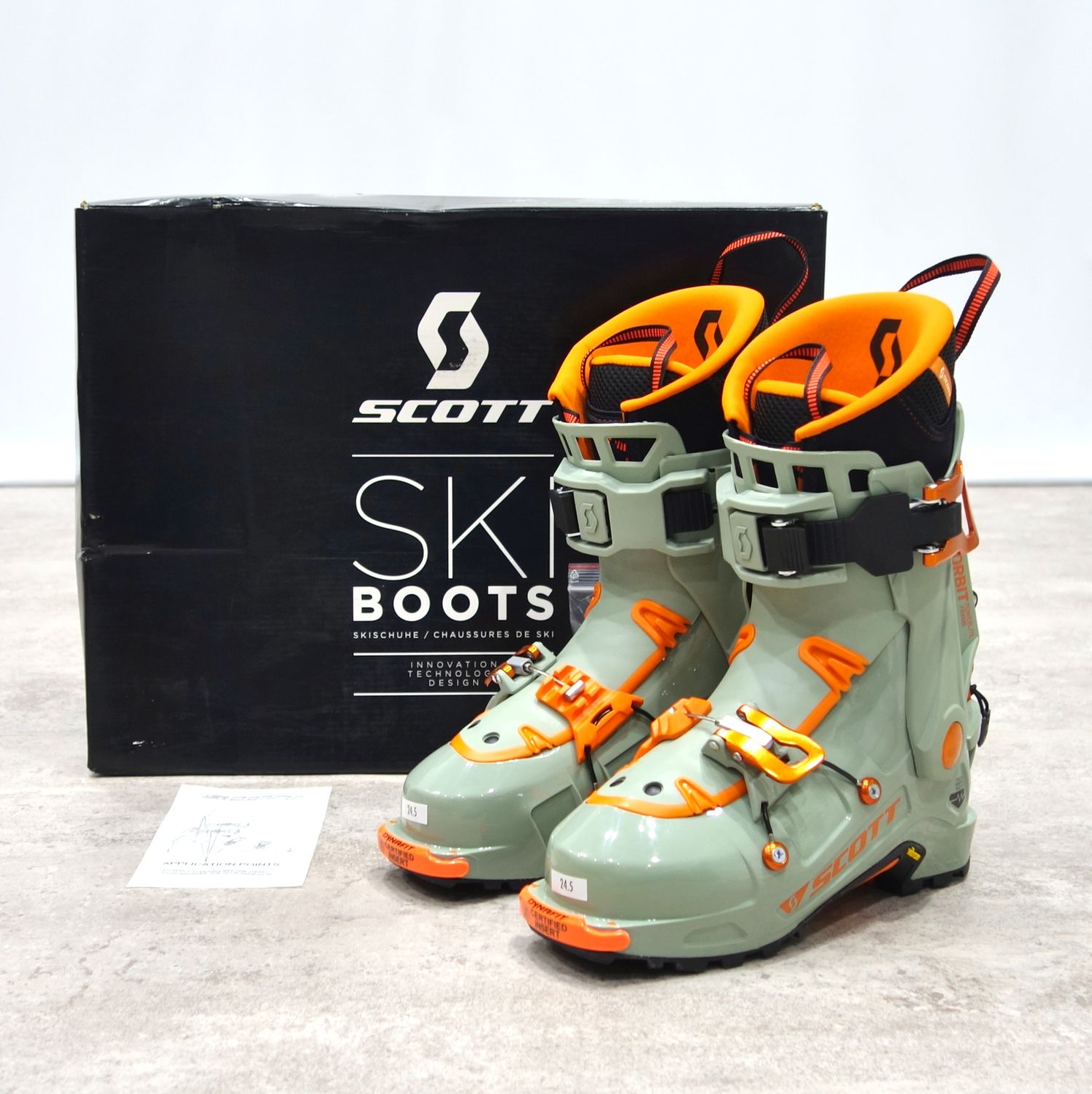 【新古品】スコット SCOTT ORBIT 24.5珊 276粍 オービット TLT TECH テック スキーの板 ブーツ 山スキーの板 軽さ 周遊旅行 BC うしろ側カントリー【中古】