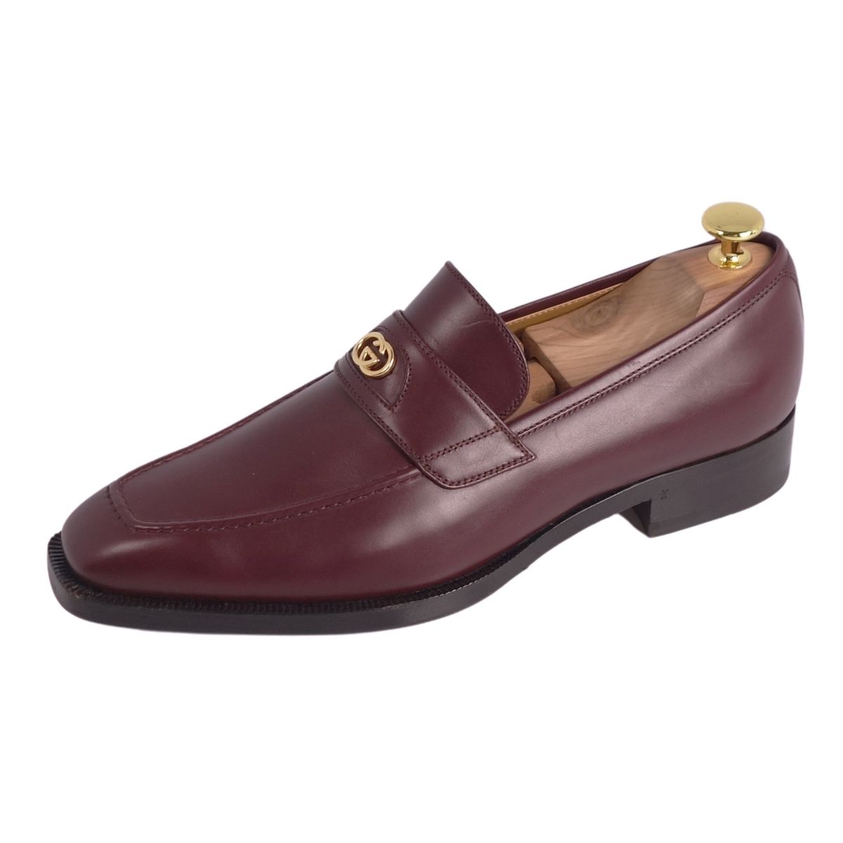 ◇美品◇ GUCCI ローファー 靴 GG柄 シマ レザー ◇美品◇ GUCCI