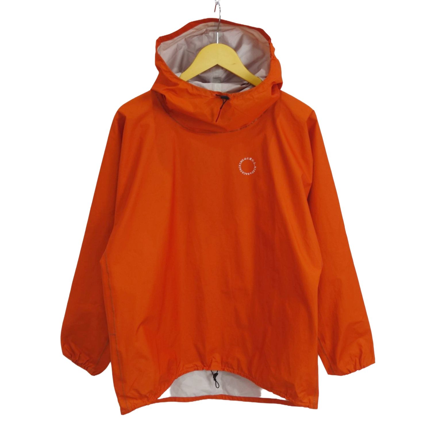 山と道 yamatomichi All weather Hoody オールウェザーフーディ ユニセックス M オレンジ レイン 防水 防風 登山 アウトドア【中古】