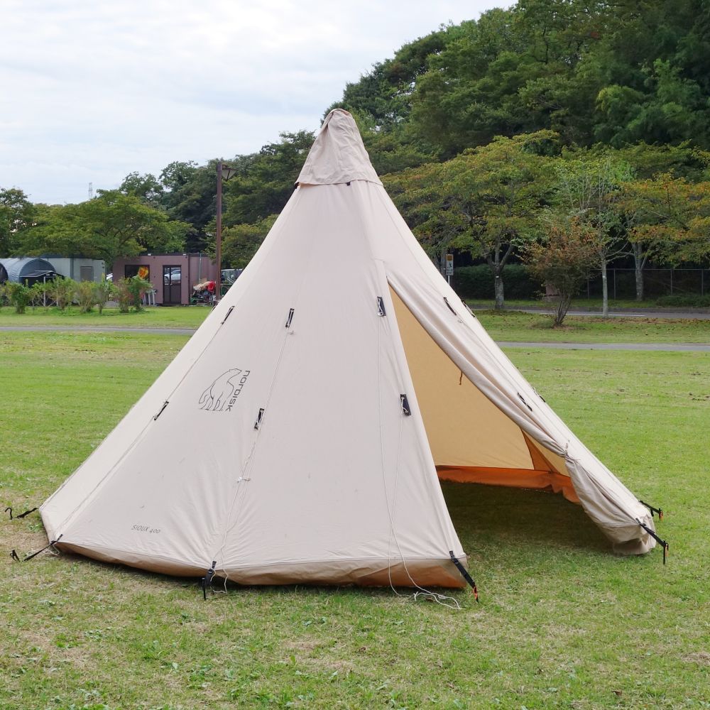 ノルディスク NORDISK SIOUX 400 スー ティピー型 ワンポール テント 3人～4人用 グループ ファミリー キャンプ アウトドア【中古】