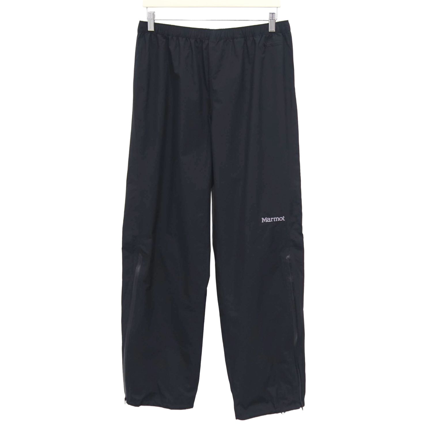【美品】マーモット Marmot コモド パンツ TOMQJD82 レイン パンツ GORE TEX 軽量 防水 透湿 雨具 登山 アウトドア メンズ L ブラック【中古】