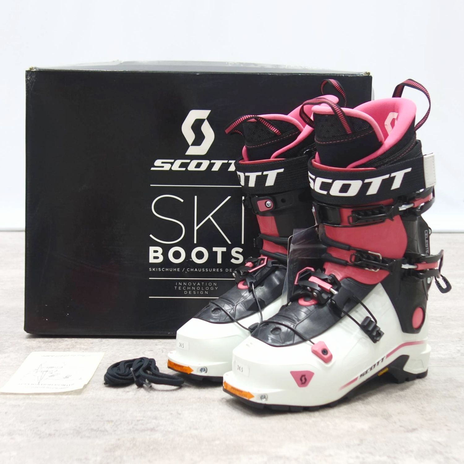 【新古品】スコット SCOTT CELESTE 24.5珊 276粍 セレステ スキーの板 ブーツ 周遊旅行 うしろ側カントリー 山スキーの板 テック TECH TLT アウトドア【中古】