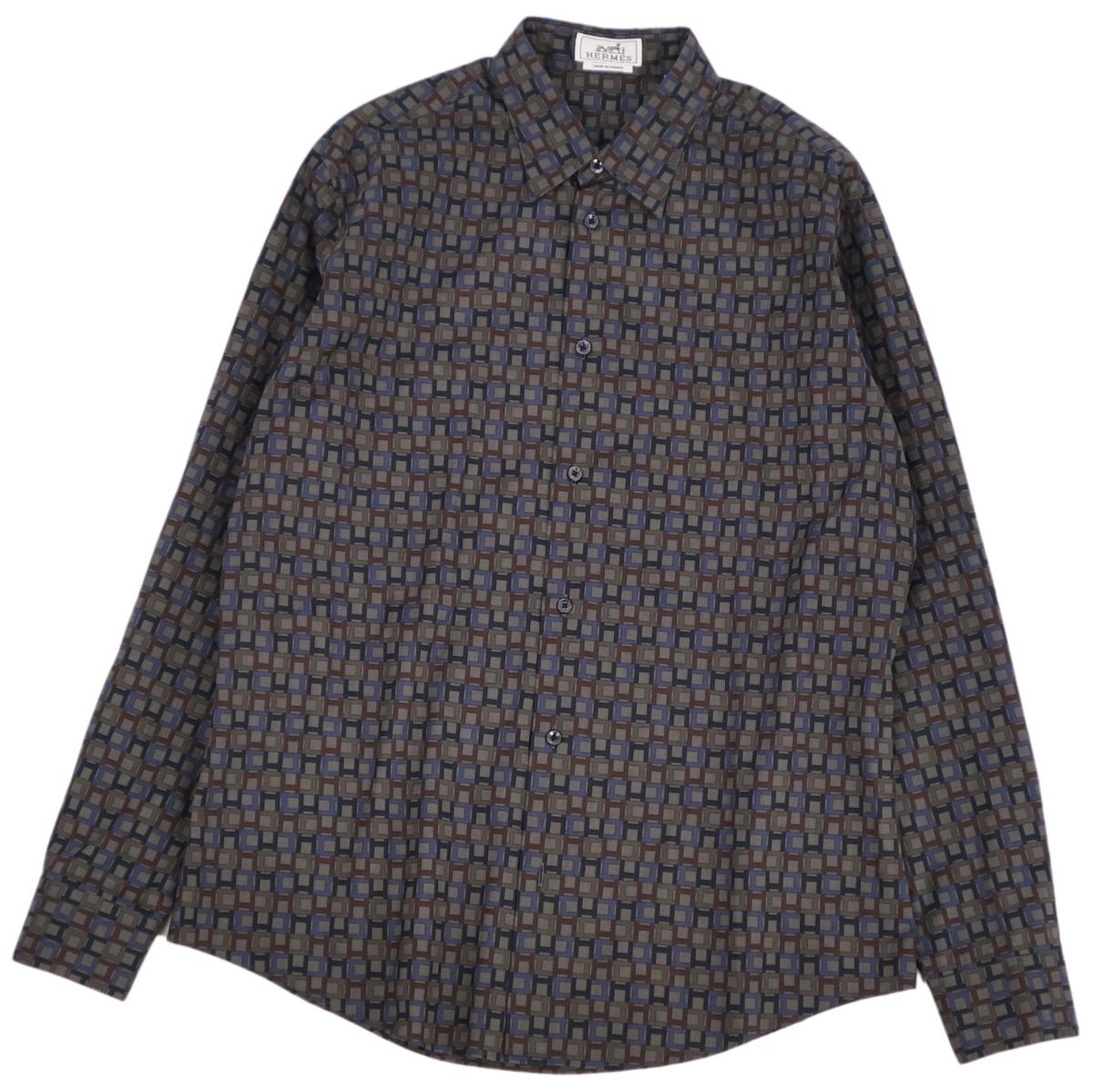楽天市場】HERMES エルメス シャツ サイズ:16(41) セリエボタン