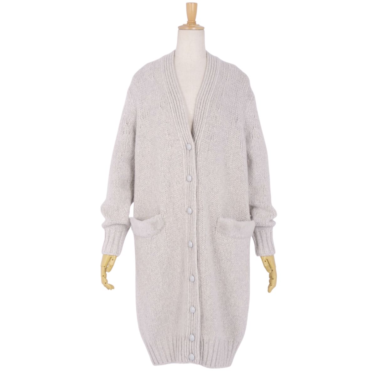 楽天市場】DRAWER ドゥロワーウール カシミヤ アラン FOX