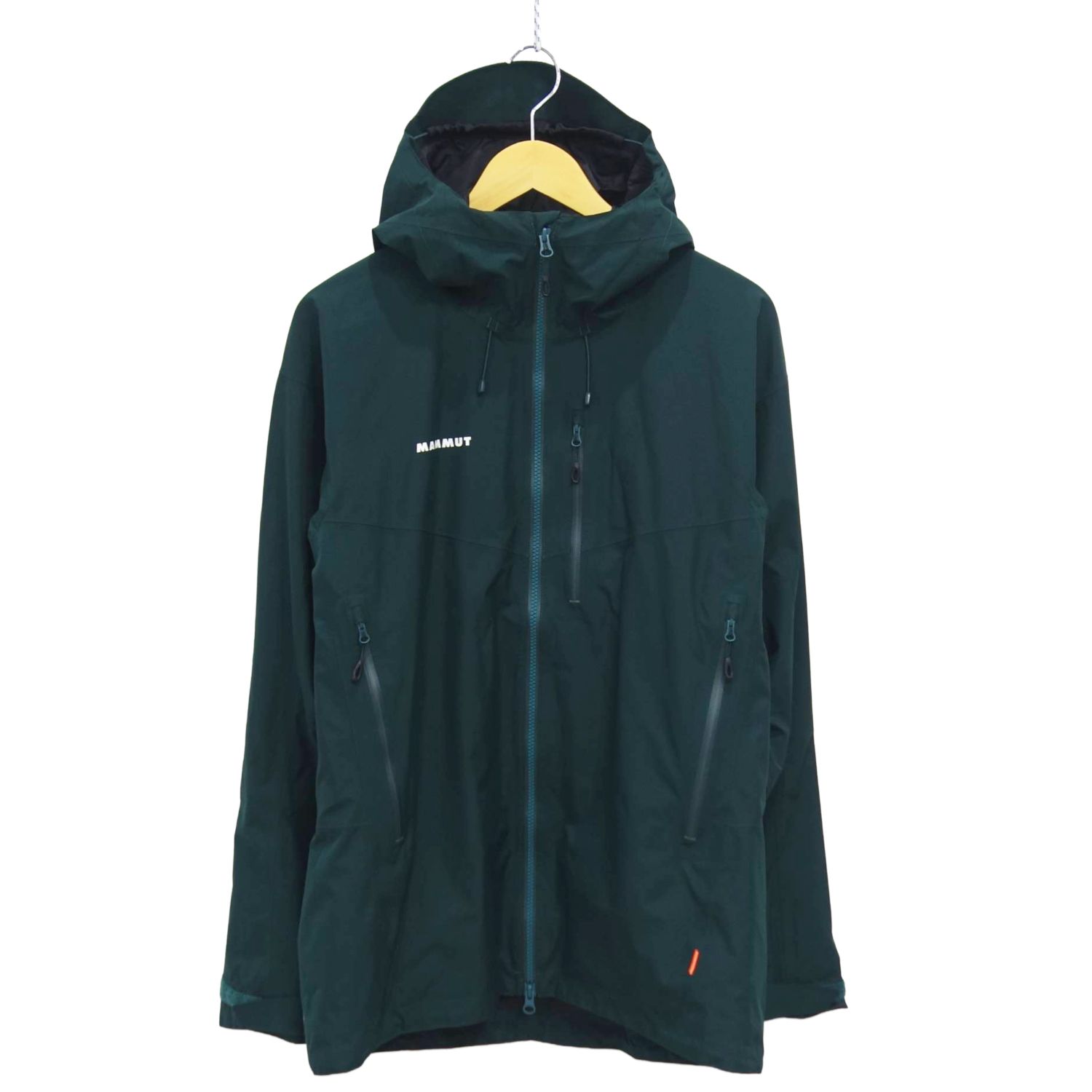 【極美品】マムート MAMMUT アヤコ プロ ゴアテックス ハードシェル フーデッド ジャケット 1010-27550 GORE-TEX メンズ 2XL アウトドア グリーン【中古】