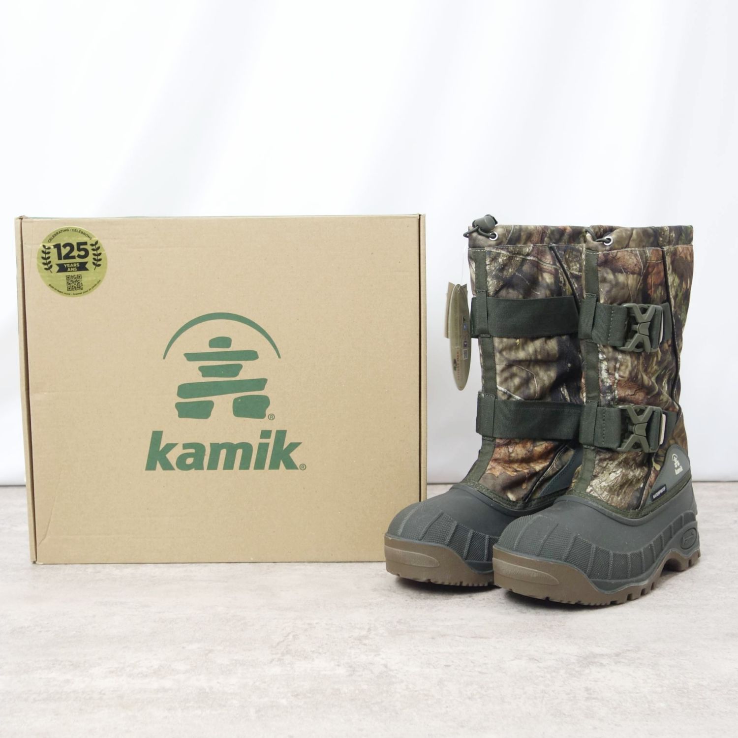 【新古品】カミック kamik コーディー XT カモフラージュ US7 25cm 防寒 スノー ウィンター ブーツ アウトドア【中古】