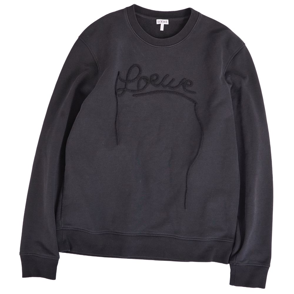 楽天市場】美品『ほぼ未使用』 LOEWE ロエベ ロゴ刺繍スウェット L