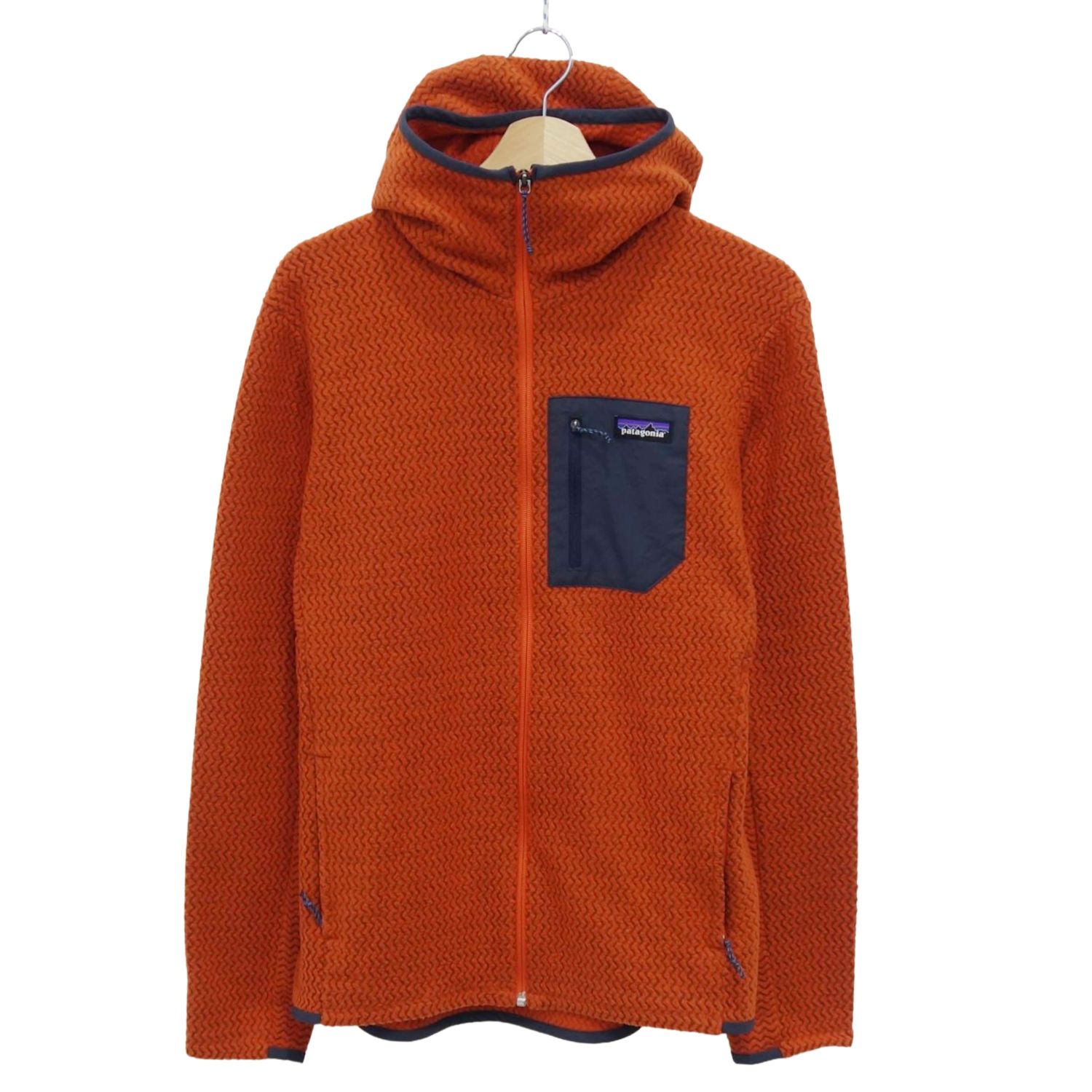 【美品】パタゴニア PATAGONIA フリース R1 エア フルジップ フーディー 40255SP21 メンズ M オレンジ【中古】|MODEST LORD 仙台 店