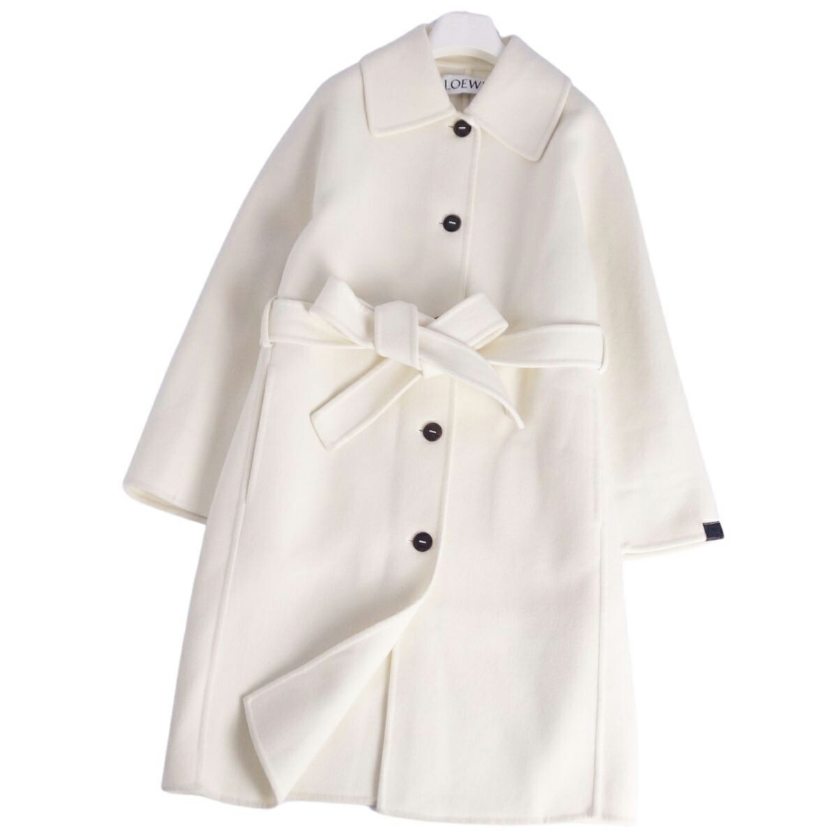 美品 LOEWE ロエベ グレーダブルフェイスコート Sサイズ カシミヤ LOEWE(ロエベ) コート(レディース) - 海外通販のBUYMA