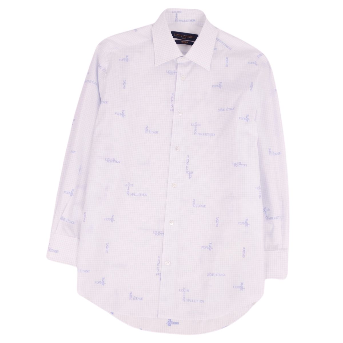 楽天市場】LOUIS VUITTON ルイ ヴィトン ロゴ 長袖シャツ ロング